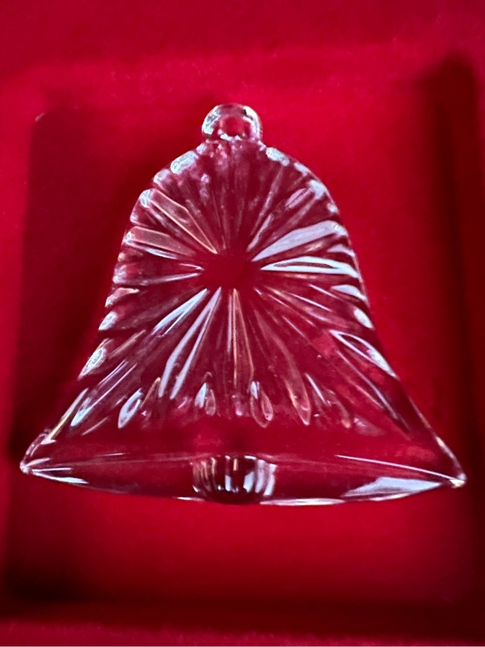 Gotham Clear Lead Crystal Christmas Ornament - Picture 3 of 5